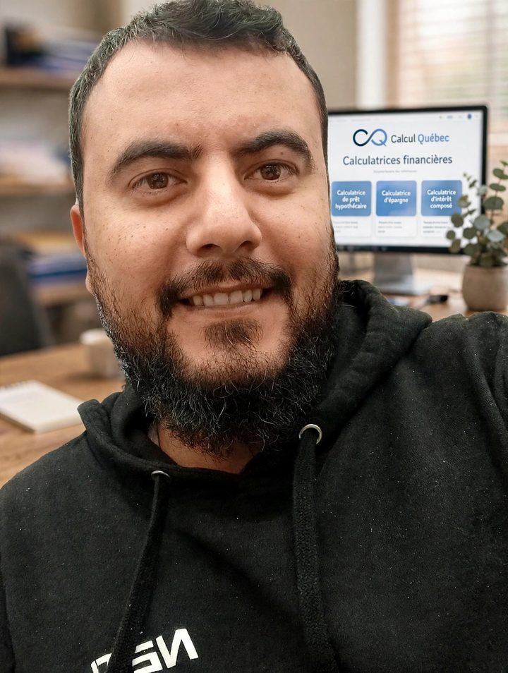 Ayoub Hrizi, founder of CalculQuébec